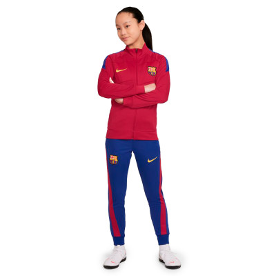 Chándal Nike FC Barcelona Training 2021-2022 Niño Noble Red-Deep Royal Blue  - Fútbol Emotion