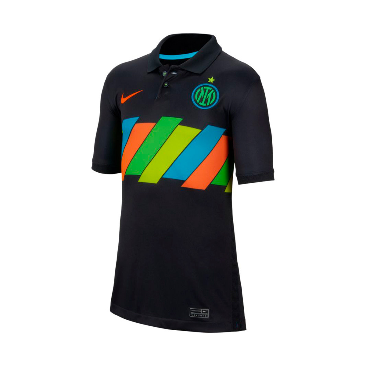 Polémico Ejecutante Paradoja Camiseta Nike FC Inter de Milán Tercera Equipación Stadium 2021-2022 Niño  Black - Fútbol Emotion