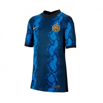Camiseta FC Inter de Milán Primera Equipación 2021-2022 Niño Blue Spark
