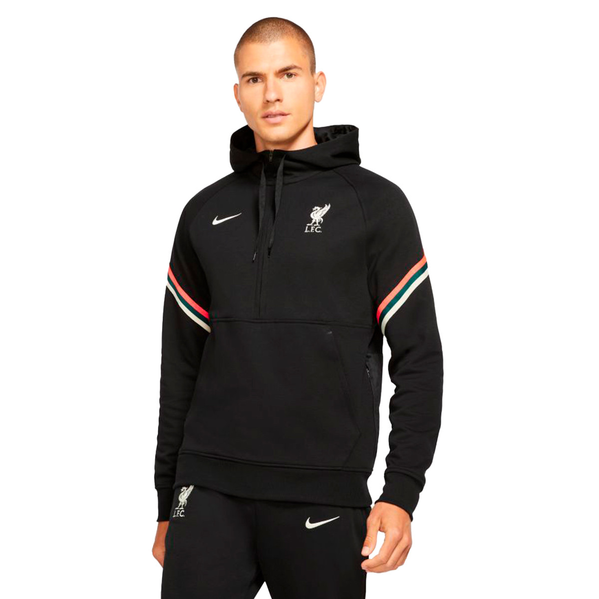 Sudadera Nike Liverpool 2021-2022 Black - Fútbol Emotion