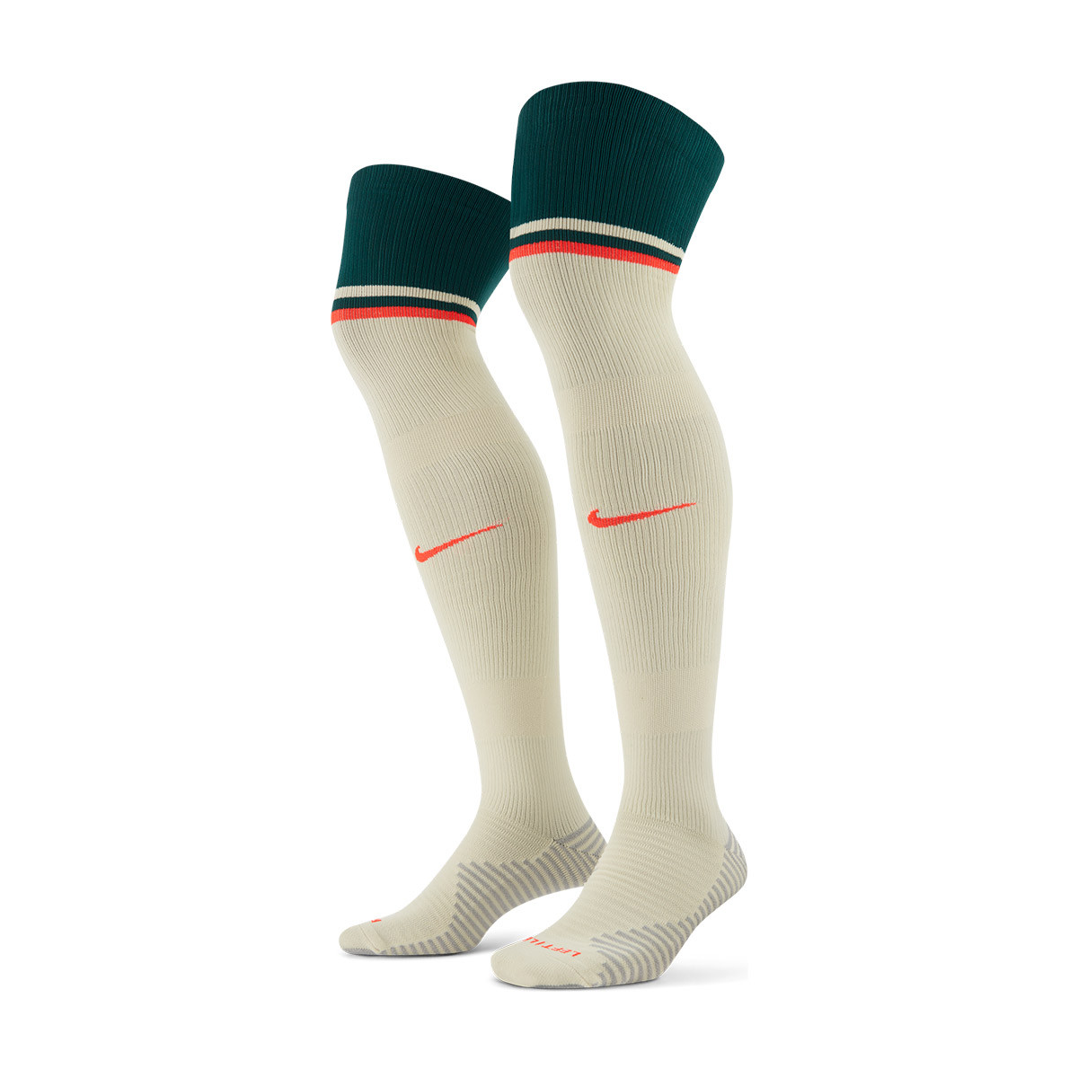 Medias Nike Liverpool FC Segunda Equipación Stadium 2021-2022 Fossil-Dark  Atomic Teal-Bright Crimson - Fútbol Emotion
