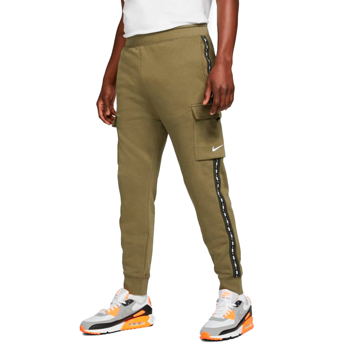 Pantaloni lunghi Nike Fleece Cargo s Medium Olive - Fútbol Emotion
