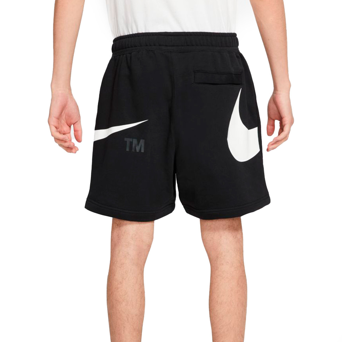 Pantaloncini Nike NSW Swoosh French Terry Black-White - Fútbol Emotion