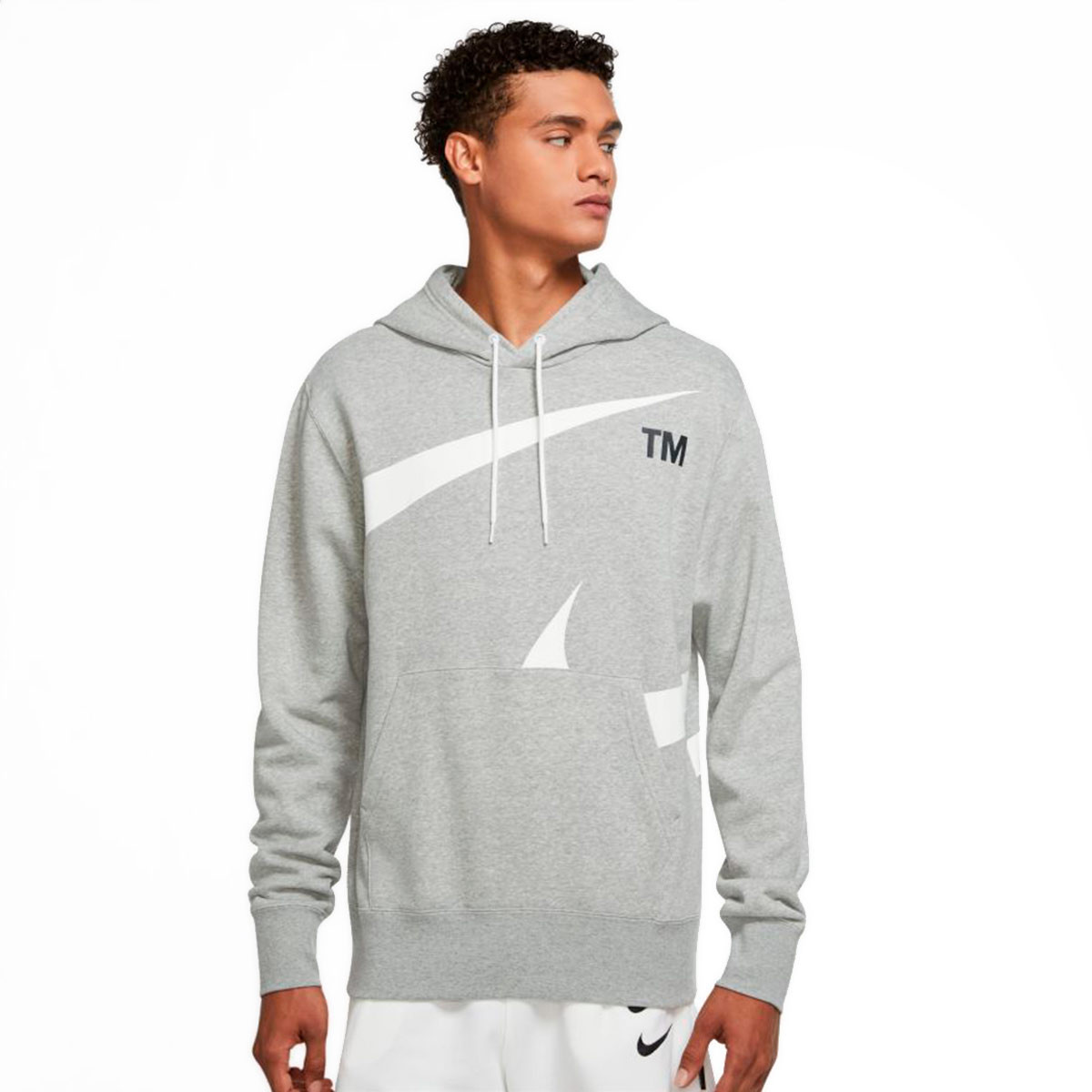 Sudadera Nike Swoosh Hoodie Dark Grey Heather - Fútbol Emotion