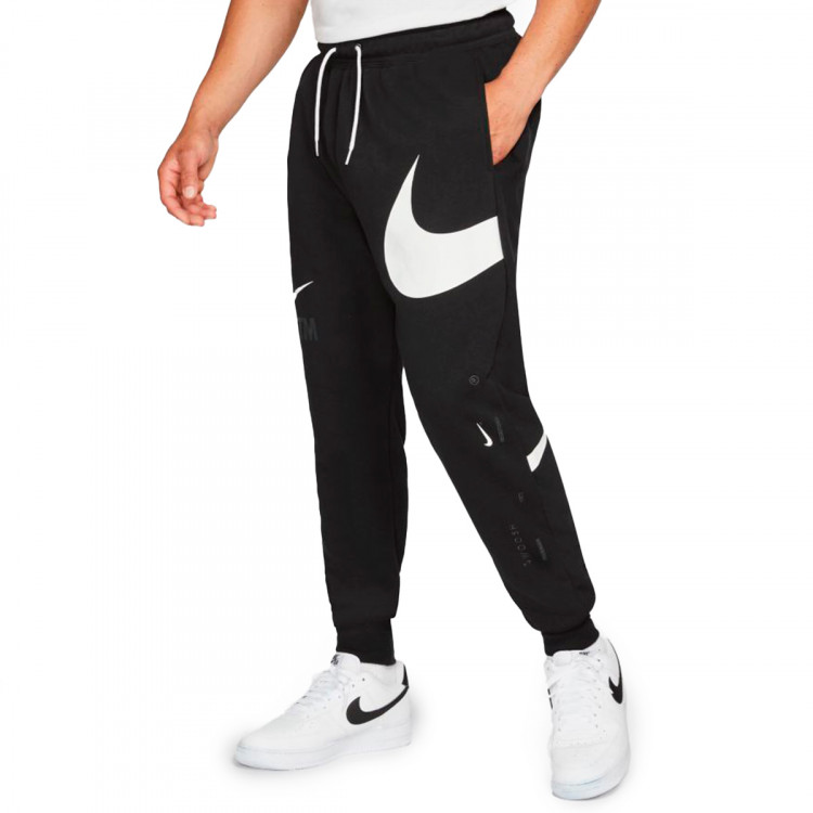Long pants Nike NSW Swoosh Black-White 