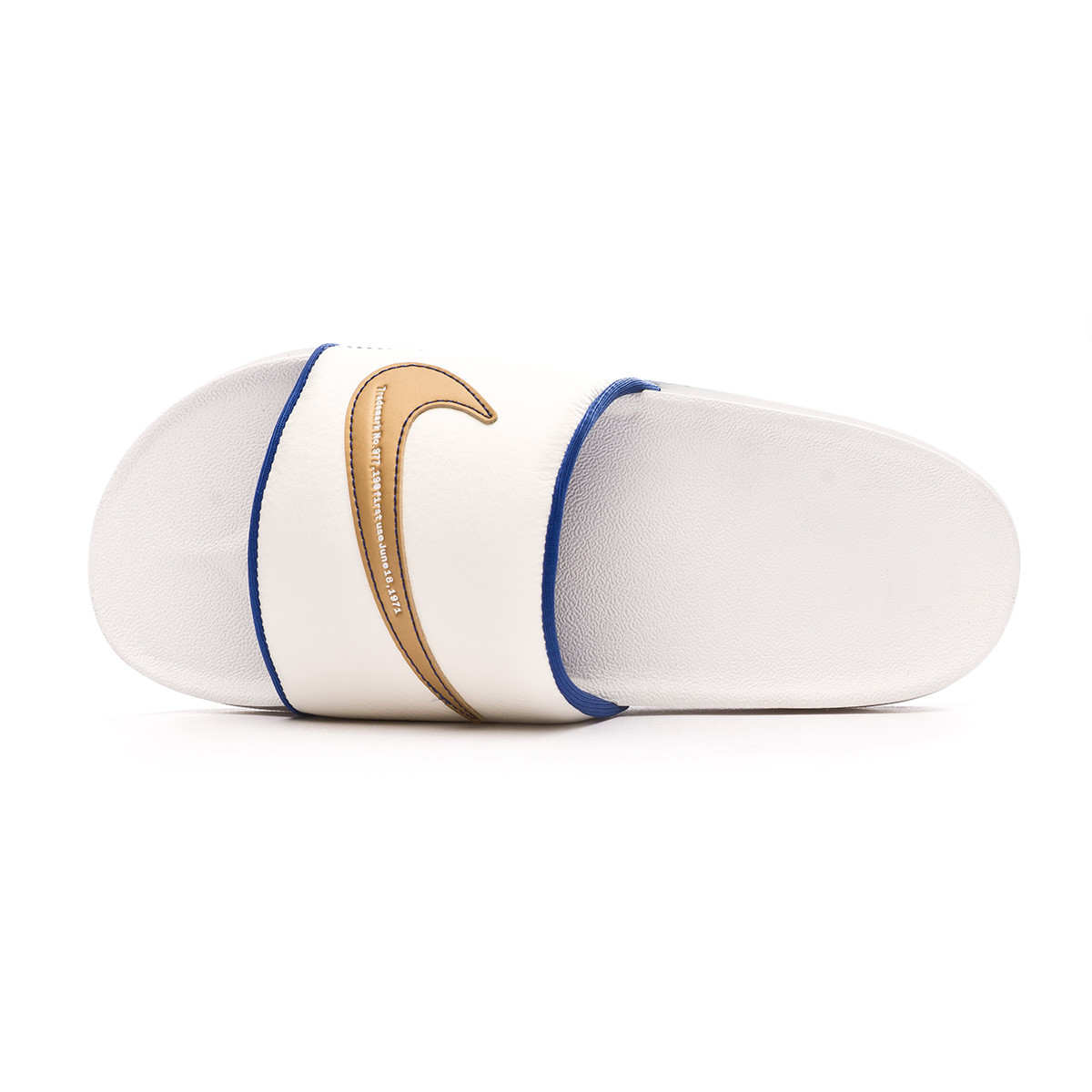 Ciabatte Nike Offcourt Slide Sail-Metallic Gold-Deep Royal Blue - Fútbol  Emotion