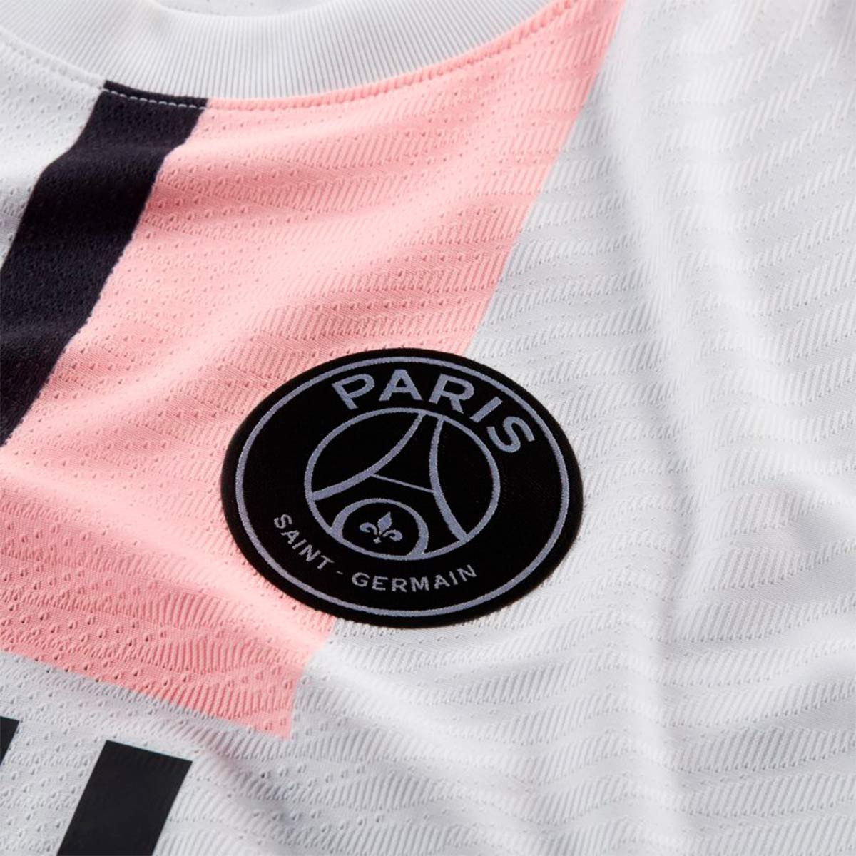 Camiseta Nike Paris Saint-Germain FC Segunda Equipación Match 2021-2022  White-Arctic Punch-Black - Fútbol Emotion