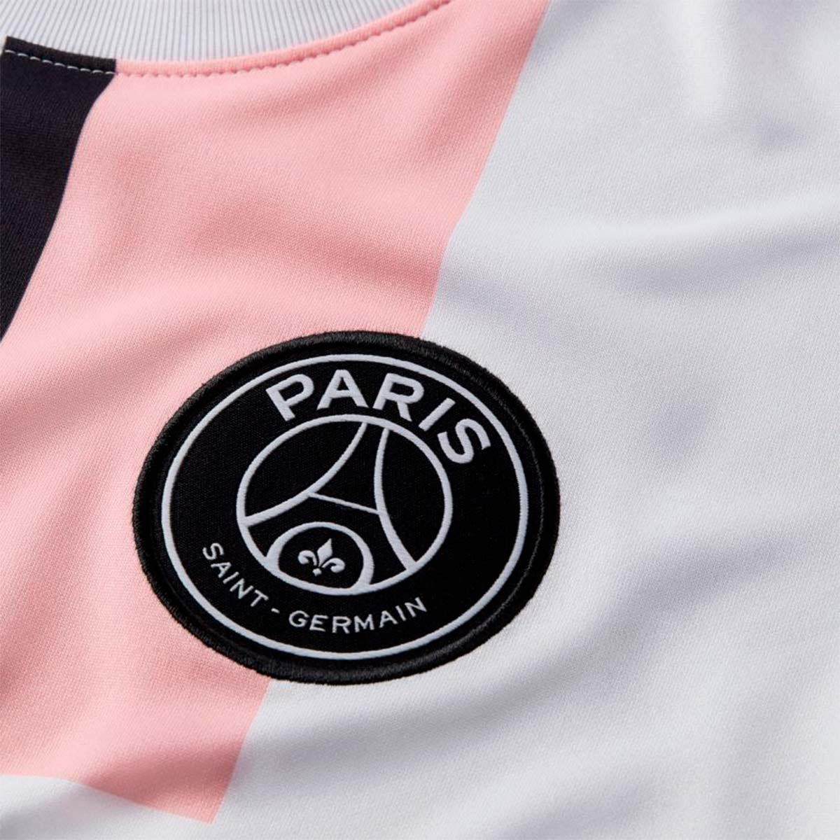 Jersey Nike Women Paris Saint-Germain Stadium Away Jersey 2021-2022  White-Arctic Punch-Black - Fútbol Emotion
