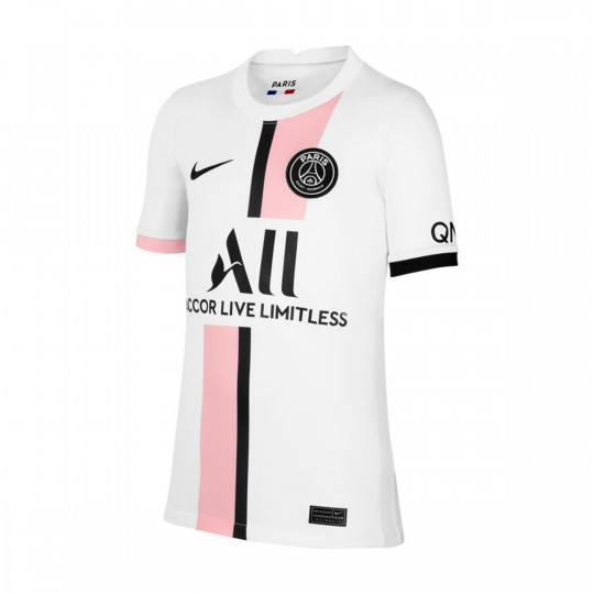 Camiseta Paris FC Segunda Equipación Stadium 2021-2022 White-Arctic Punch-Black - Fútbol Emotion