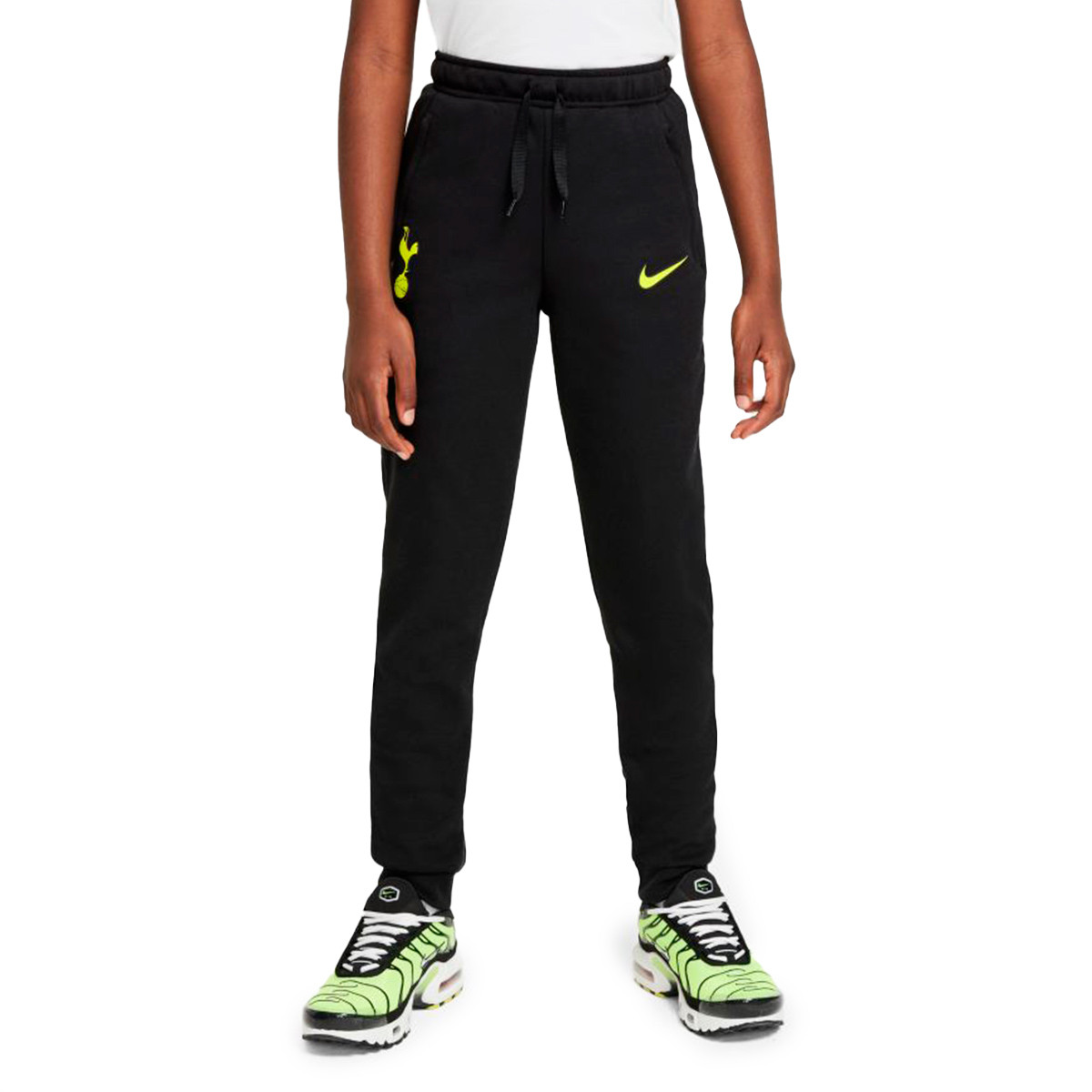 Pantalón Nike Tottenham Hotspur FC Fanswear Niño Black-Venom Green - Fútbol