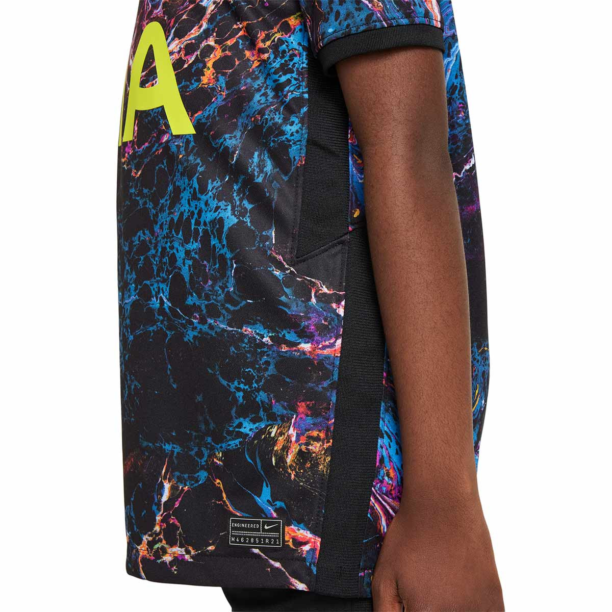 Playera Nike Tottenham Hotspur FC Segunda Equipación Stadium 2021-2022 Niño  Black-Venom Green - Fútbol Emotion