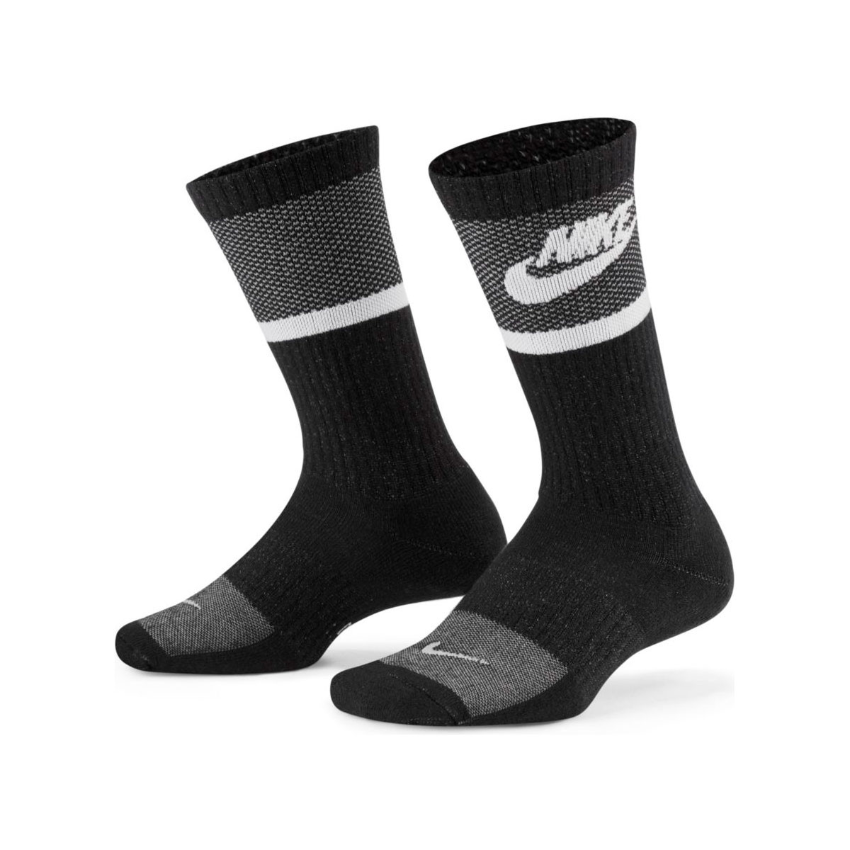 colonia Mecánico un poco Calcetines Nike Everyday Cushioned (3 Pares) Niño Black-White - Fútbol  Emotion