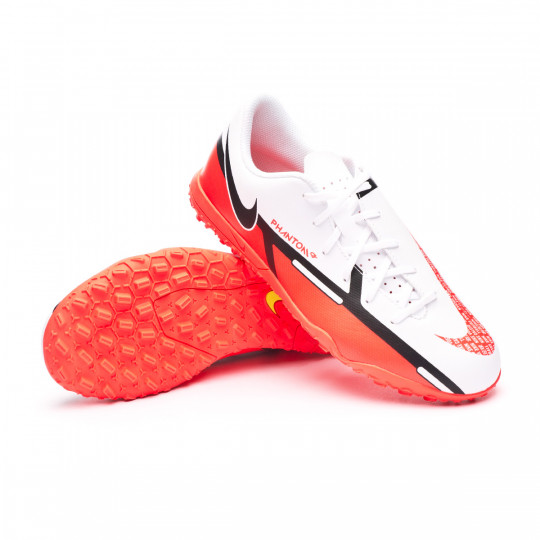 Football Boots Nike Phantom GT2 Club Turf Niño White-Bright  Crimson-Volt-Black - Fútbol Emotion