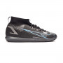 Mercurial Superfly 8 Academy IC Niño Black-Iron grey-University blue