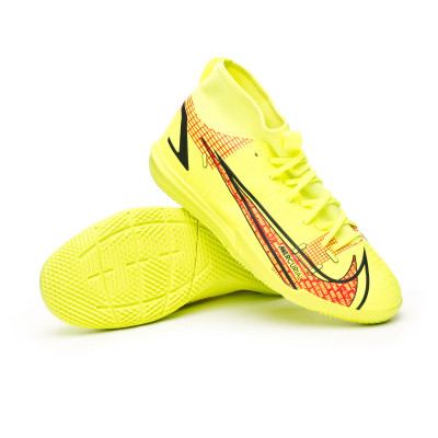 Zapatilla de Fútbol sala Nike Mercurial Superfly 8 Academy IC Niño  Volt-Bright Crimson - Fútbol Emotion