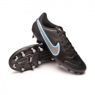 Bota Tiempo Legend 9 Academy FG/MG Black-Iron Grey-University Blue