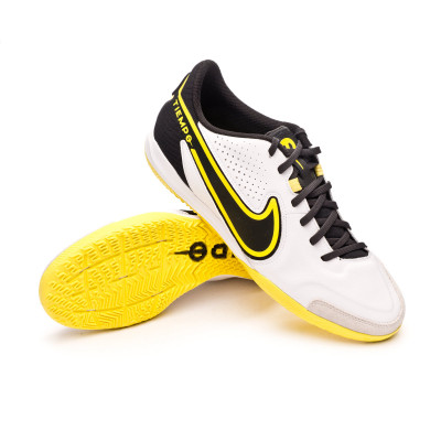Futsal Boot Nike Tiempo Legend 9 Academy IC White-Smoke grey-Black-Yellow  strike - Fútbol Emotion