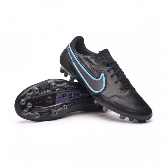 anunciar Electricista Correa Bota de fútbol Nike Tiempo Legend 9 Elite AG-Pro Black-Iron Grey-University  Blue - Fútbol Emotion