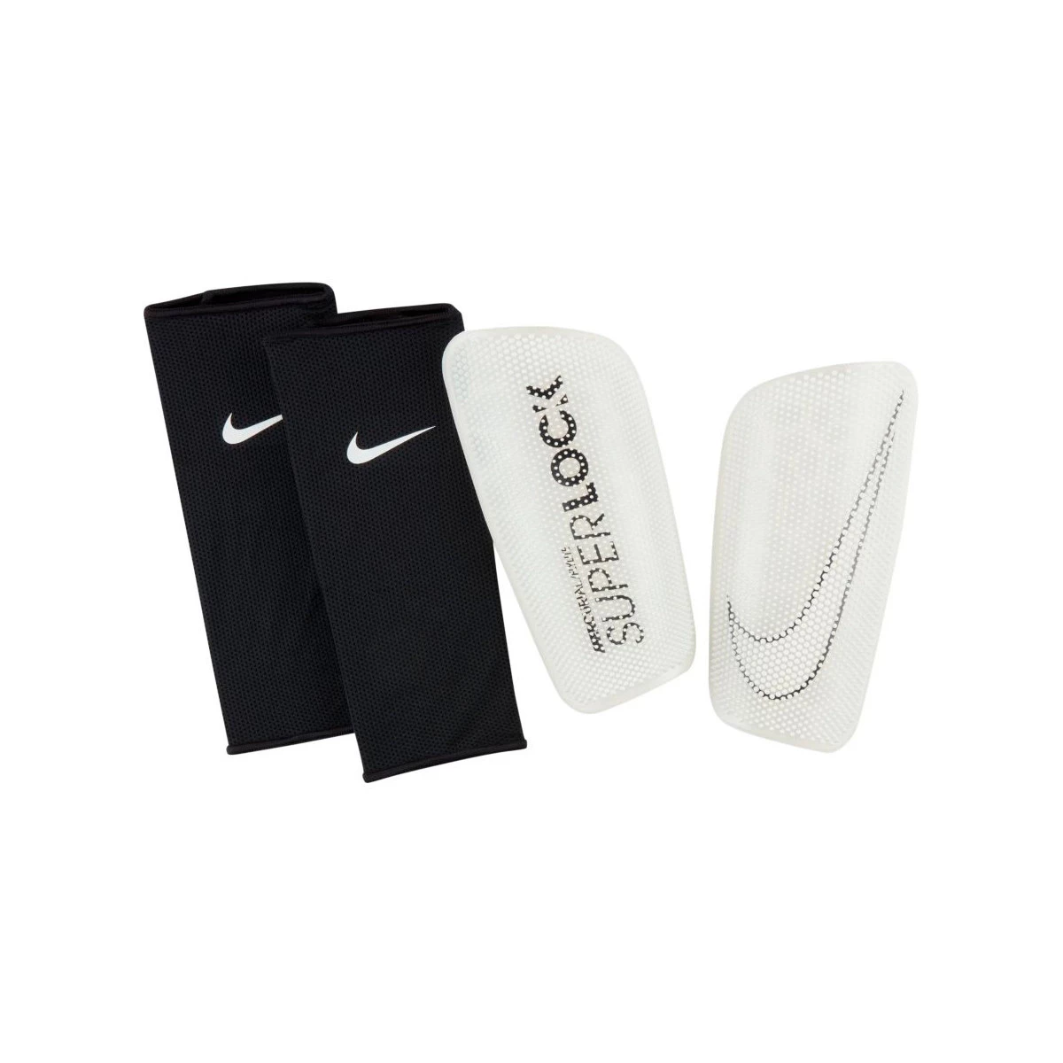 Espinillera Nike Mercurial FlyLite Superlock Clear Black Futbol Emotion