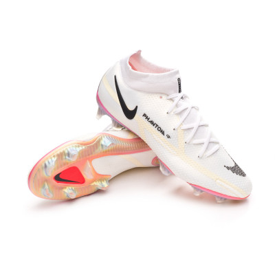 Bota de fútbol Nike Phantom GT2 Elite DF FG White-Bright Crimson-Pink Blast  - Fútbol Emotion