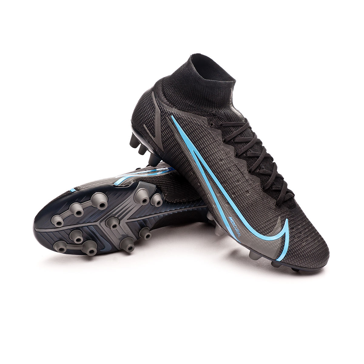 black and grey mercurials