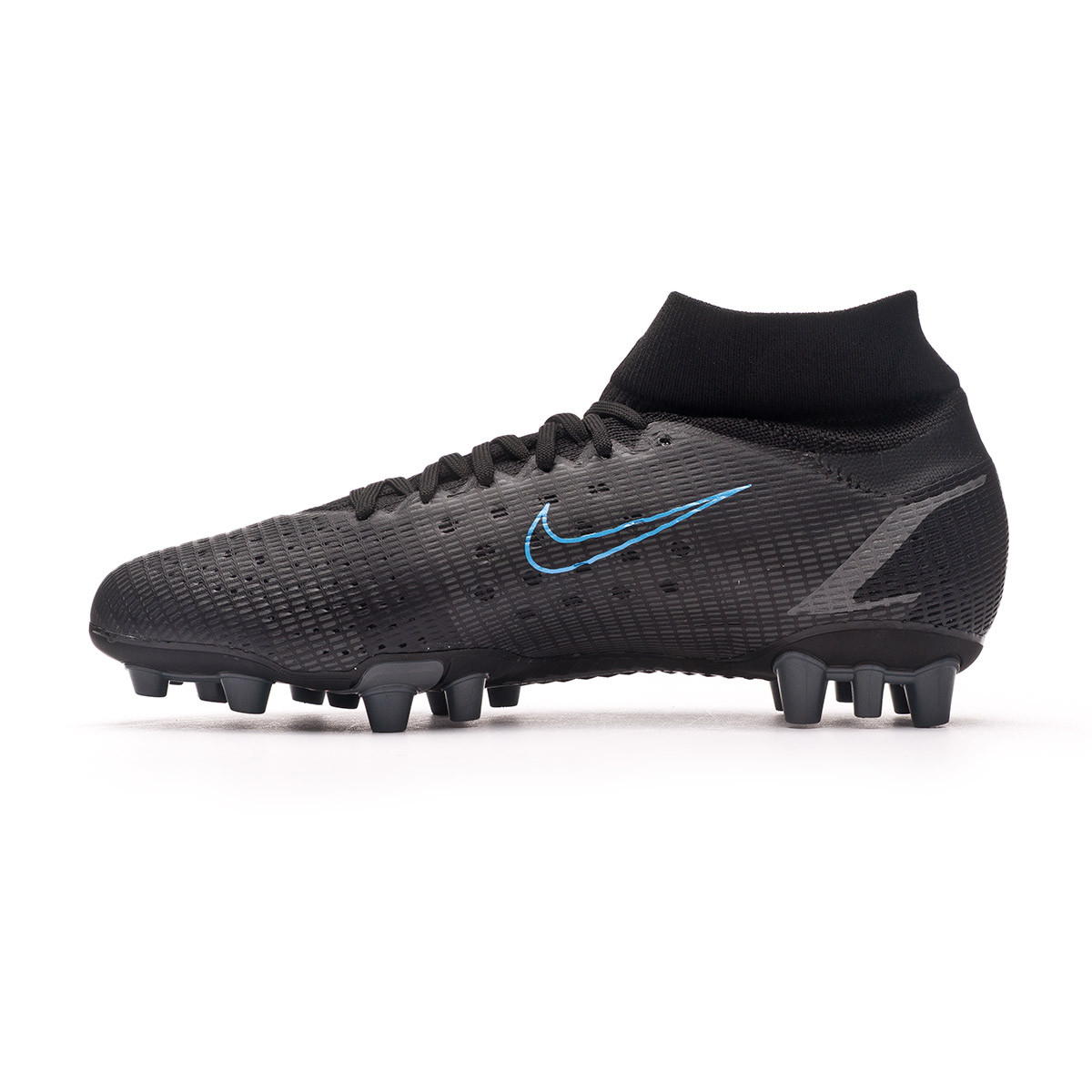 Football Boots Nike Mercurial Superfly 8 Pro AG Black-Iron Grey-University  Blue - Fútbol Emotion