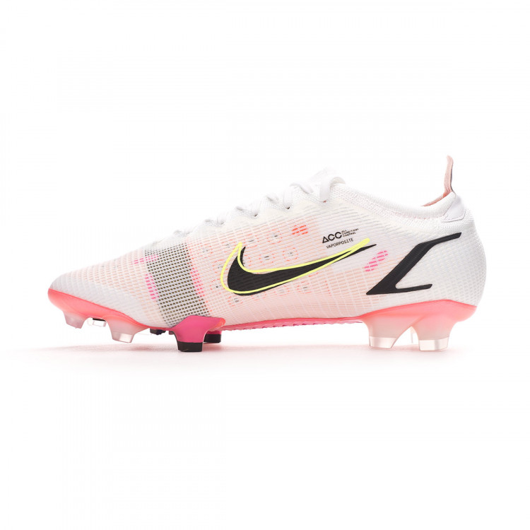white and pink mercurials