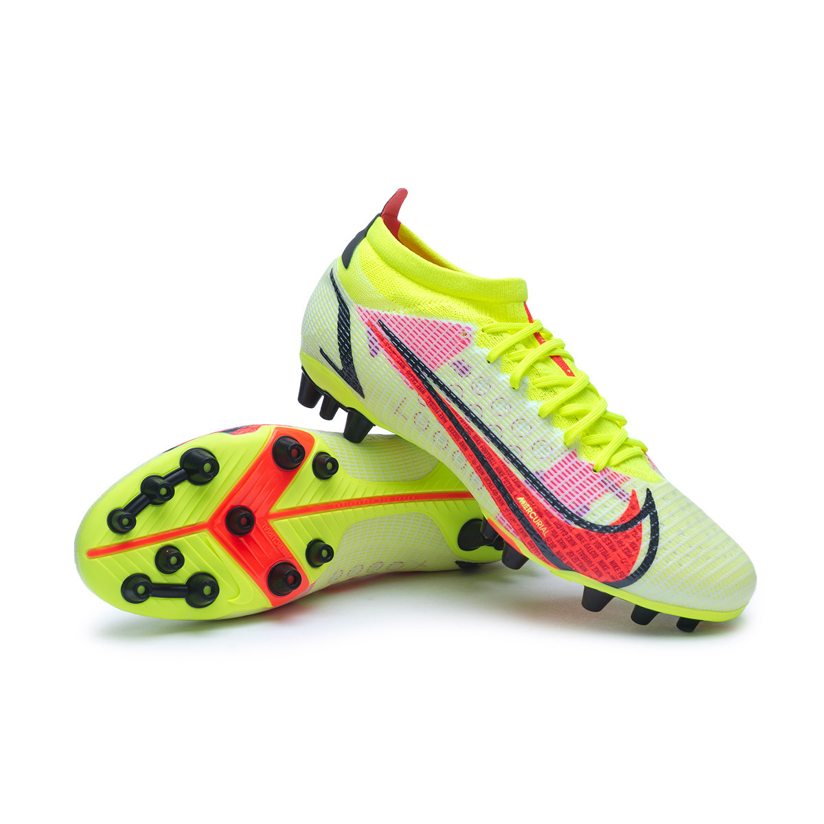 Bota de fútbol Nike Mercurial Vapor 14 Pro AG Volt-Black - Fútbol