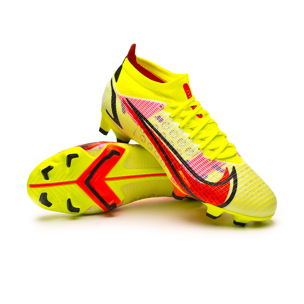 Bota de fútbol Nike Mercurial Vapor 14 FG Volt-Black - Emotion