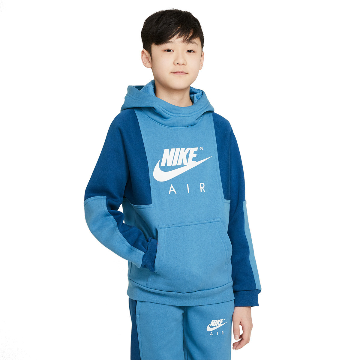 Sudadera Nike Sportswear Air Niño Dutch Blue - Fútbol Emotion