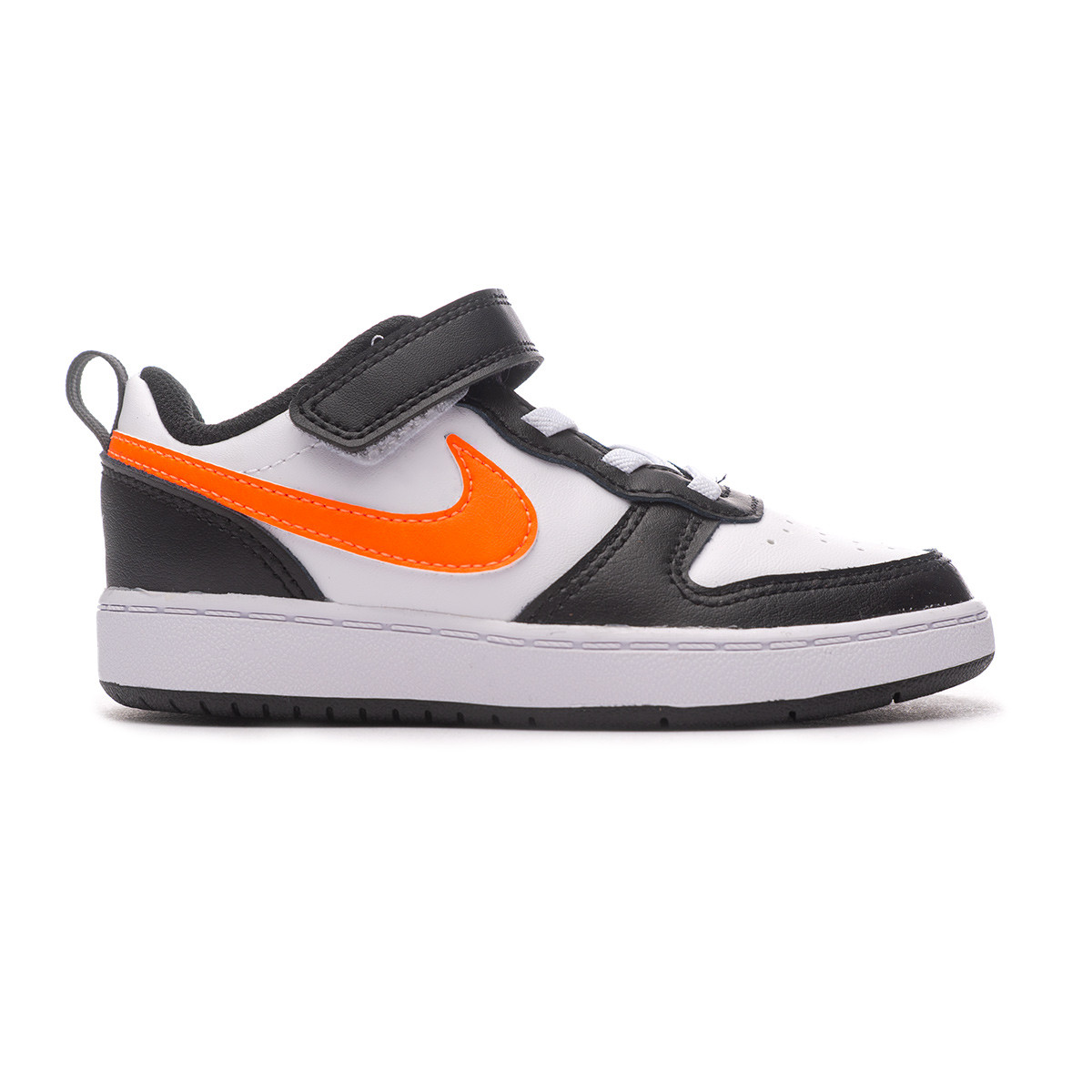 Zapatilla Nike Court Borough Low 2 Niño White-Total Orange-Black - Fútbol  Emotion