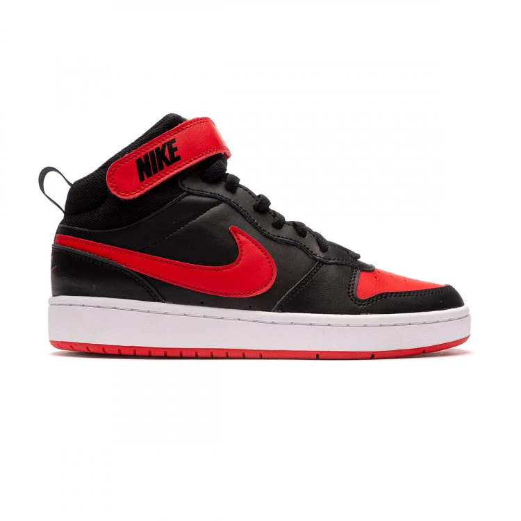 Court borough mid black sneakers hotsell