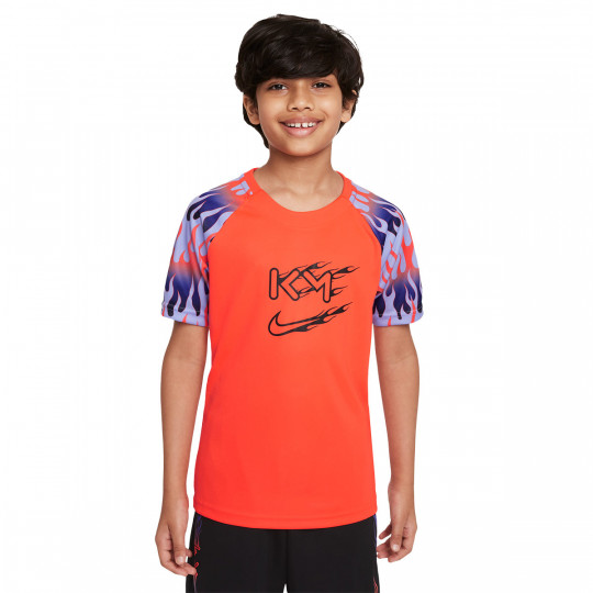 Camiseta Nike Kylian Mbappe Top SS 2021-2022 Niño Bright Crimson-Black Fútbol Emotion