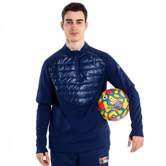 Sudadera Therma-Fit Academy Winter Warrior Blue Void-Volt