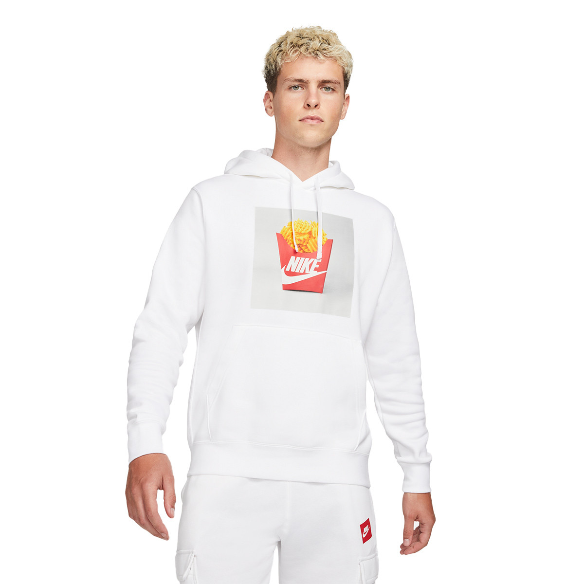 Sudadera Nike NSW White - Fútbol Emotion