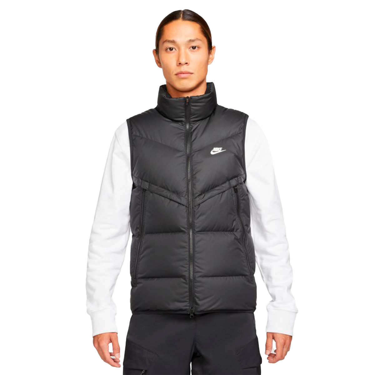 Gilet Nike Sportswear Sf Winrunner Vest Black-Sail - Fútbol Emotion