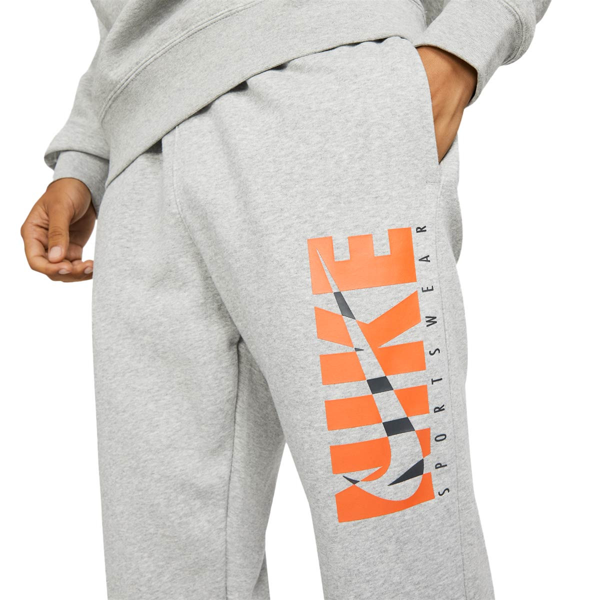 Tracksuit Nike NSW Dark Grey Heather-Base Grey - Fútbol Emotion