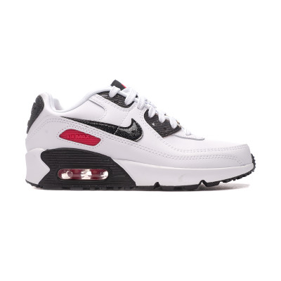 Zapatilla Nike Air Max 90 LTR Se 2 (GS) White-Black-Very Berry - Fútbol  Emotion