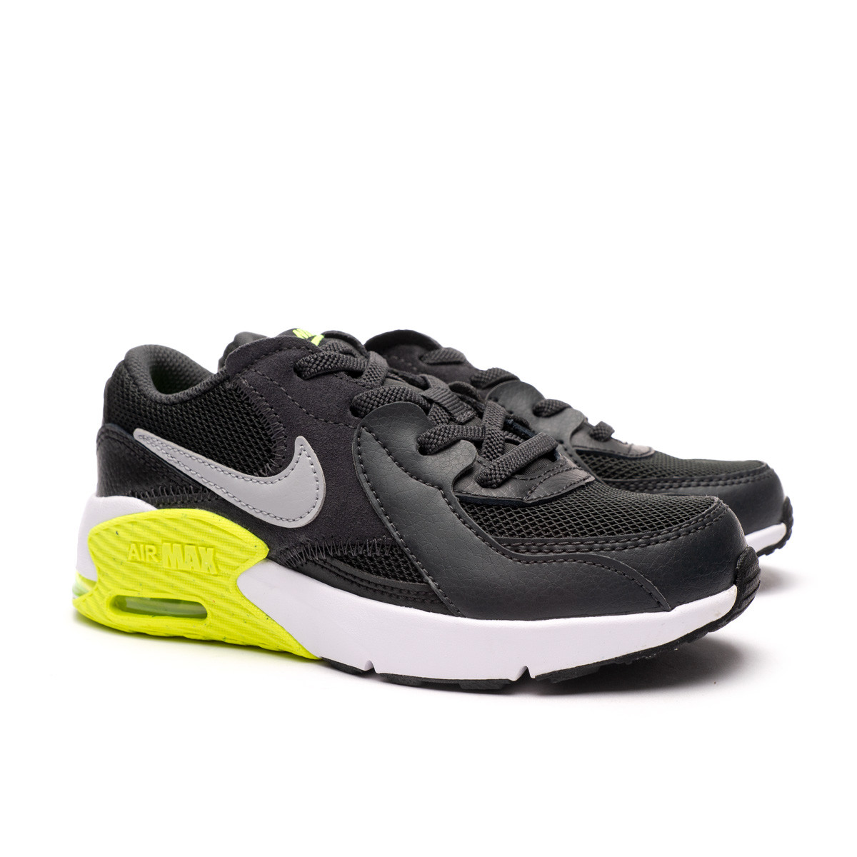 Sneaker Nike Air Max Excee (Ps) Dark Smoke-Wolf Grey-Black-Volt - Fútbol  Emotion