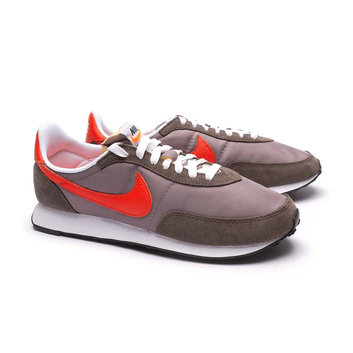 Zapatilla Nike Waffle Trainer 2 Moon fossil-Team orange-Ironstone-Sail -  Fútbol Emotion