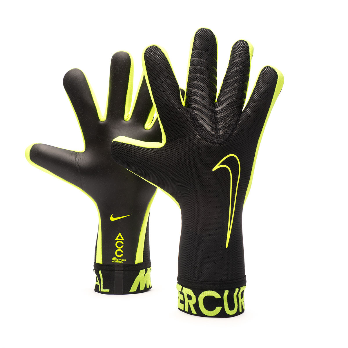 Guante de portero Nike Touch Black-Volt - Fútbol