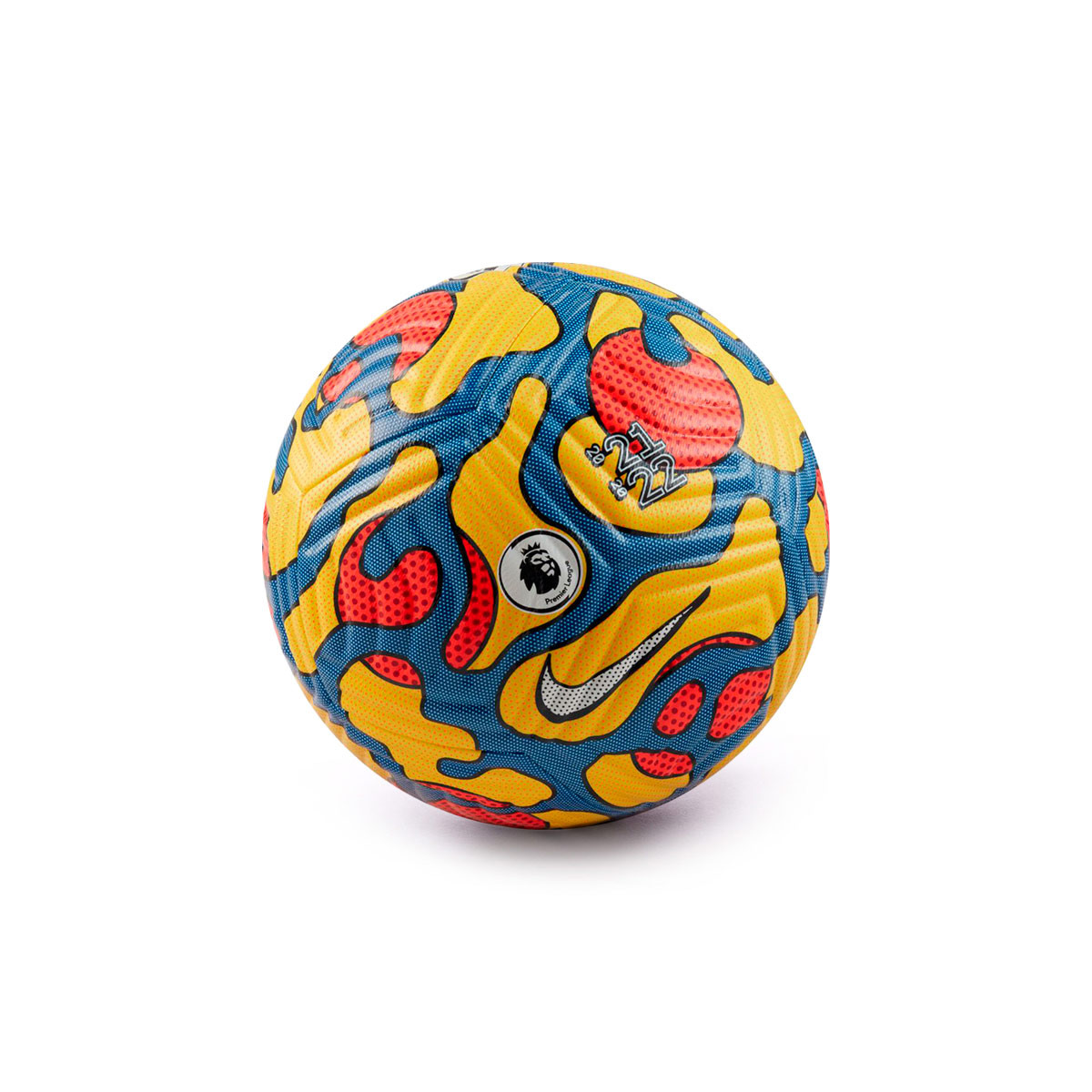Balón Nike Premier League Club 2021-2022 Hi-Vis Yellow-Blue-Laser Crimson -  Fútbol Emotion