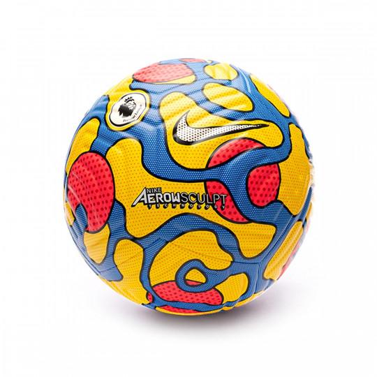 Balón Nike Premier League Flight 2021-2022 Hi-Vis Yellow-Blue-Laser Crimson  - Fútbol Emotion