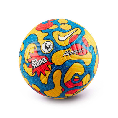 Balón Nike Premier League Strike 2021-2022 Hi-Vis Yellow-Blue-Laser Crimson  - Fútbol Emotion