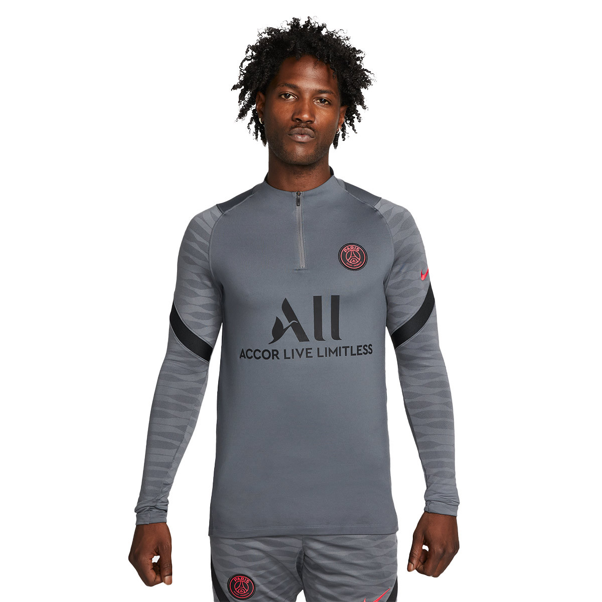 Felpa Nike Paris Saint-Germain FC Training 2021-2022 Dark Grey-Dark  Grey-Black - Fútbol Emotion