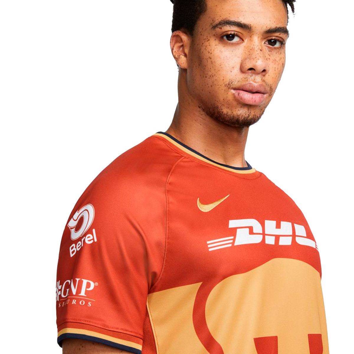 Camiseta Nike Pumas Tercera Equipación Stadium 2021-2022 Firewood  Orange-Obsidian - Fútbol Emotion