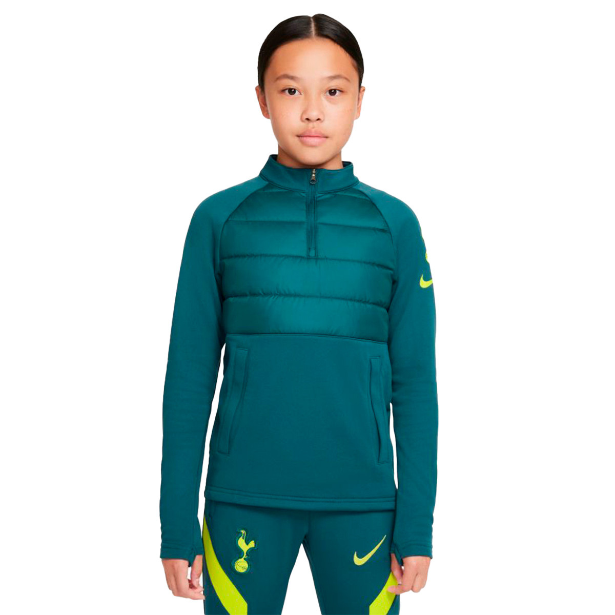 Felpa Nike Tottenham Hotspur FC Training 2021-2022 Bambino Dark teal green  - Fútbol Emotion