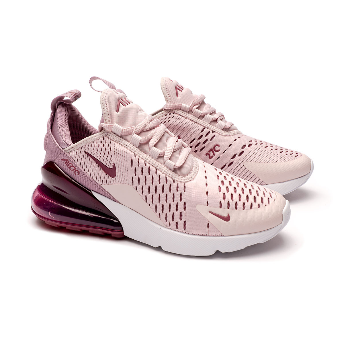 Zapatilla Nike Air Max 270 Mujer Barely Rose-Vintage Wine ... شابتر