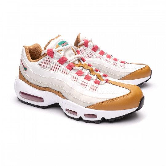 Zapatilla Nike 95 Mujer White-Green Noise-Wheat-Phantom-Light - Fútbol Emotion