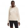 NSW Essential Fleece GX Hoodie Mujer Rattan-White